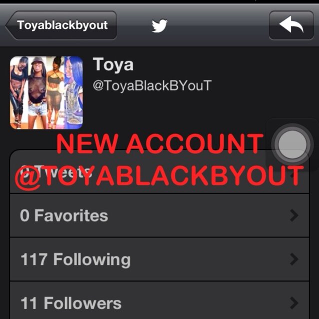 TBlackBeauty's profile picture. New account @Toyablackbyout