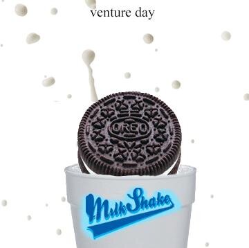 BUY OUR OREO MILKSHAKES FIRST PERIOD ON VENTURE DAY. FRESH OREO MILKSHAKES. Be good to yourself. 04.29.14 ONLY $2.00 -KD