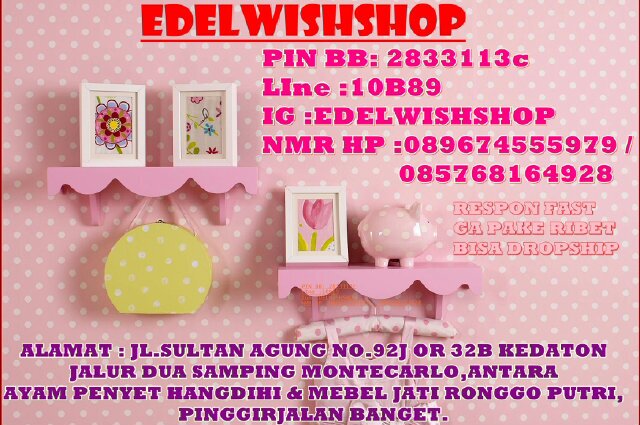 norbertaalda's profile picture. NO CANCEL! PIN BB :2833113C.IG;EDELWISHSHOP. LINE :10b89. CP :085768164928 BANDARLAMPUNG. KEEP 1x24JM