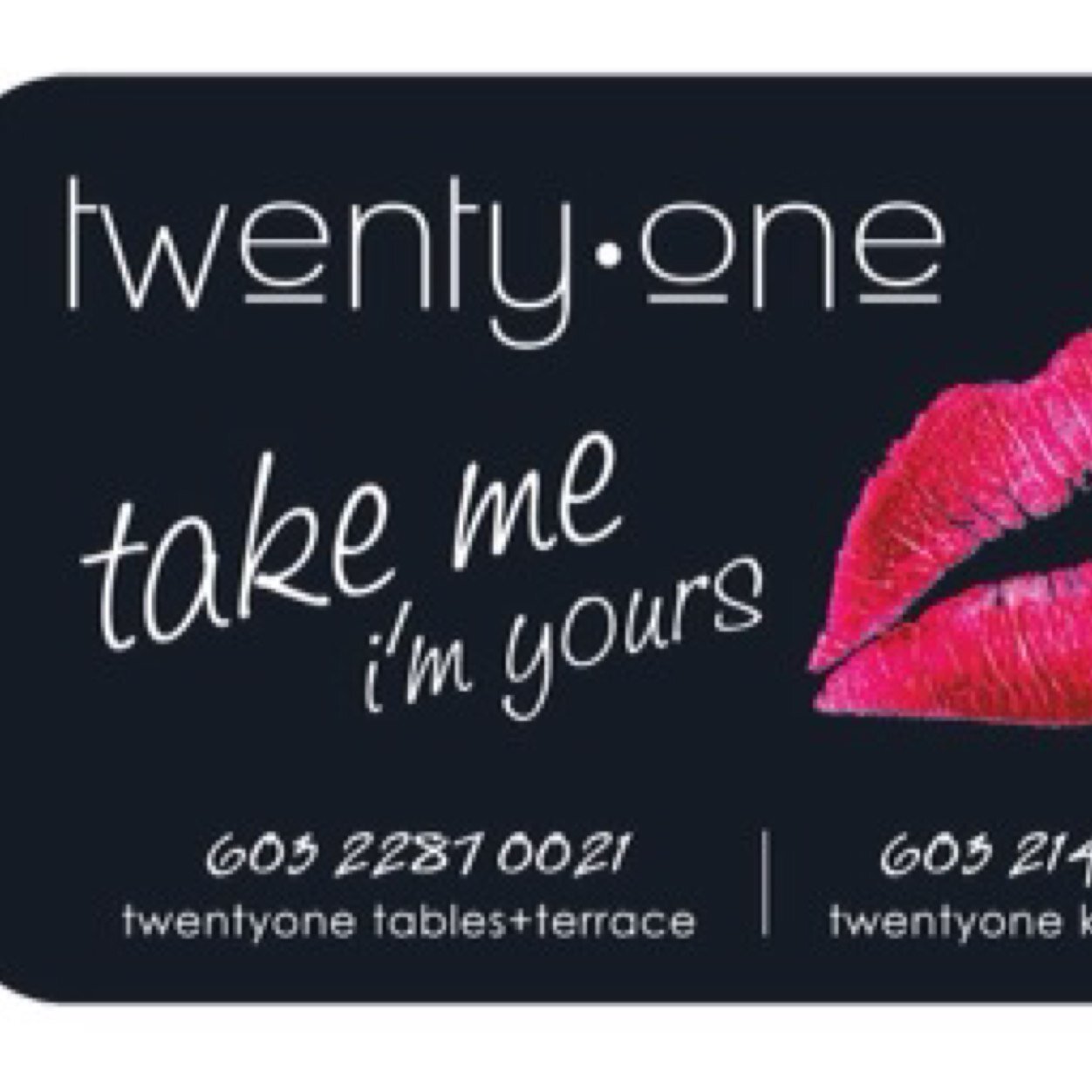 twentyone kitchen+bar
20-1 changkat bukit bintang
+603 21420021