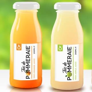 JusdePommeraie's profile picture. 100% Natural fruit juices and nectars. Lovingly picked from sunny orchards and gently pressed.  Pear, Peach, Apricot, Orange and Apple. Available in the UK.
