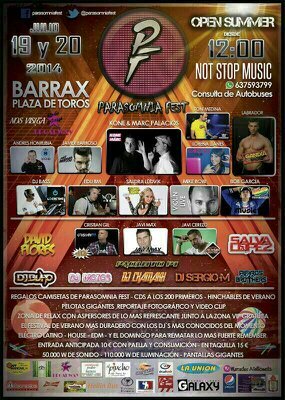 19 y 20 de julio en Barrax(Albacete) Parasomnia Fest!!!!  Entradas aquí!!!