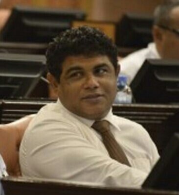 Parliament member for Maafannu Medhu Constituency.
