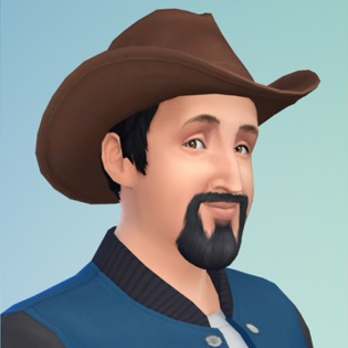 SimGuruMartin reproduzido no jogo The Sims 4