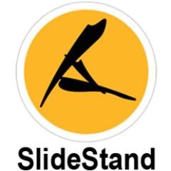 slidestand's profile picture. SlideStand holds your phone in a horizontal or vertical position, handsfree! Great for video watching. Set your phone on a table and use the timer for a photo.