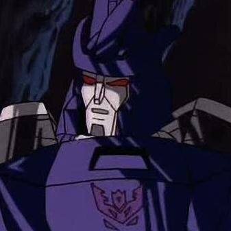 The only and true leader of the Decepticons. Galvatron is Arrogant, powerful and ruthless. Most DECEPTICONS are too afraid to challenge his authority.