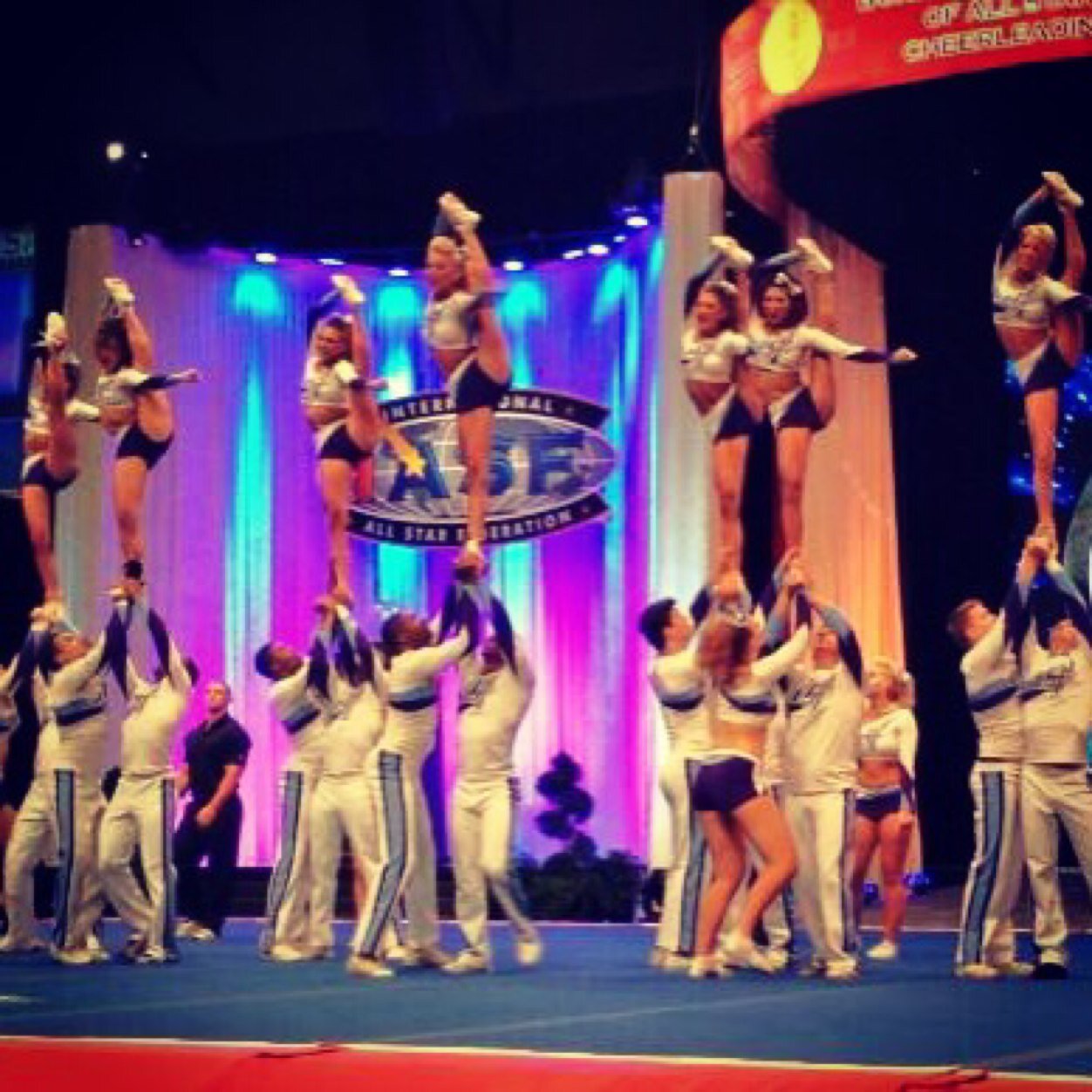 First ever International Open Coed Allstar Level 5 Cheerleading team at Ultimate Athletics. 2014 Worlds Semi-finalist! #UAallday