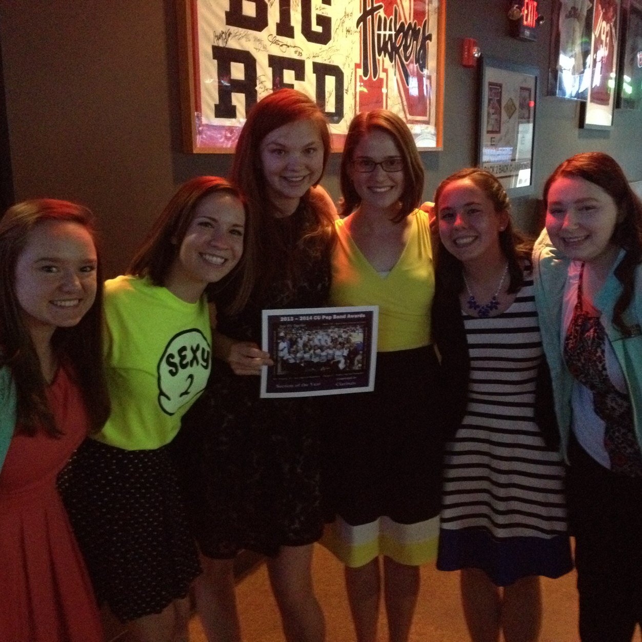 We are the clarinets of Creighton University's Pep Band! Take that!