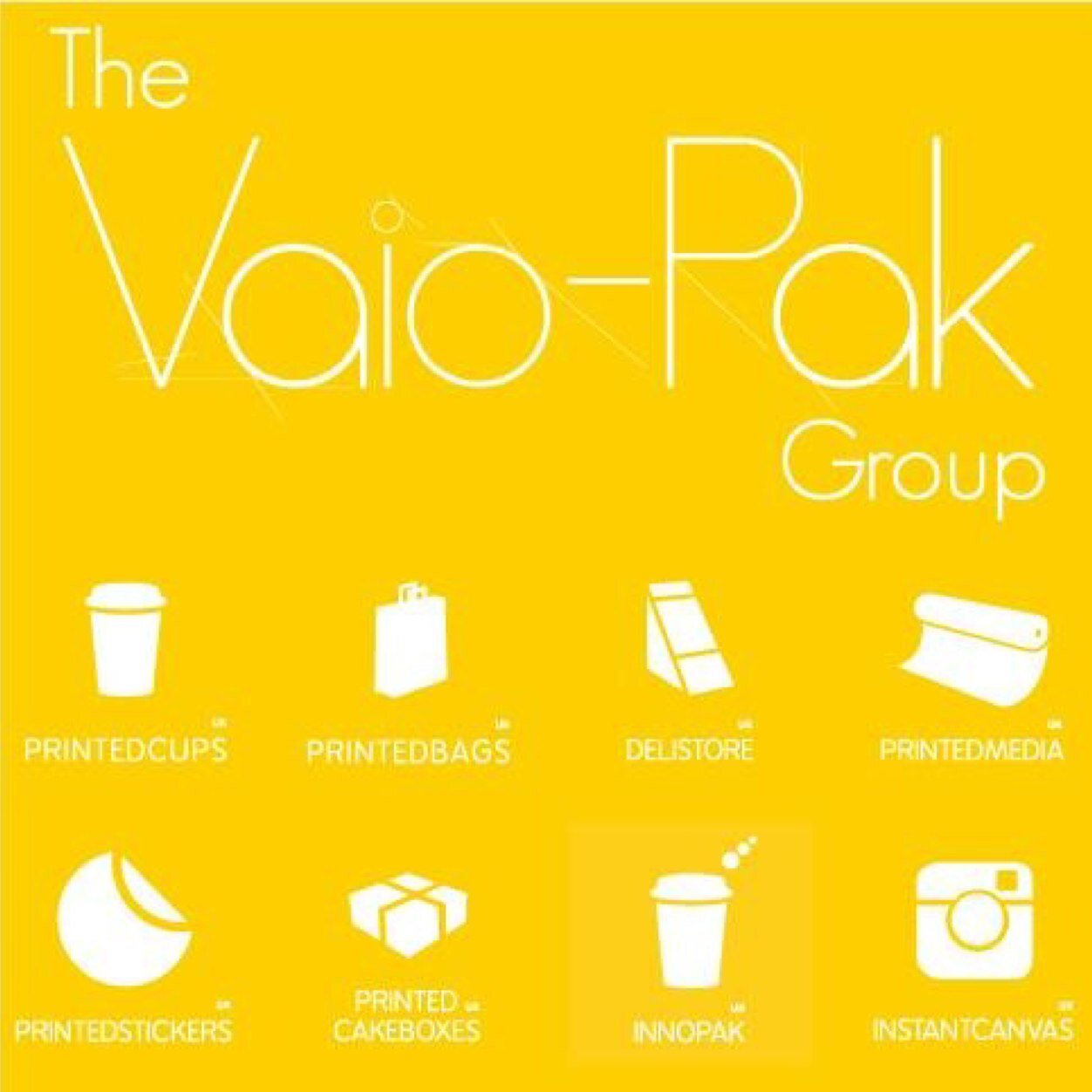 The VaioPak Group is an established group of companies consisting of Printed Cups UK, Printed Bags UK, Deli Store, Juice Bottles UK and Printed Media UK