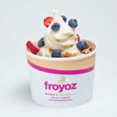 Froyoz is a self serve frozen yogurt shop located near Panera bread in the Target shopping center on US 98 North.