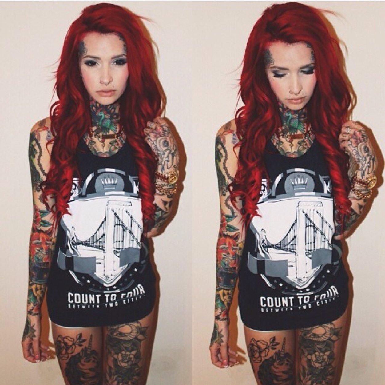 Mommy :3 tatted girl. Married 23. Barber student. Youtube is life. Athiest. Bisexual.