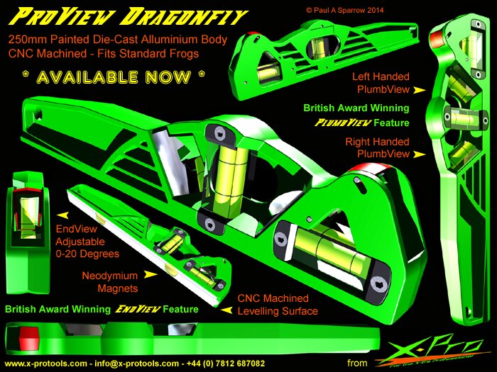 Exclusive agent for New Zealand and Australia. New Spirit Levels in the production line!