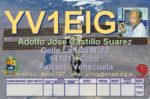 SOY AMANTE DE LAS COMUNICACIONES DIGITALES,Y LOS HE TRABAJADOS CASI TODOS LOS MODOS INCLUYENDO LA ESTACION ESPACIAL (ISS ZARYA)
