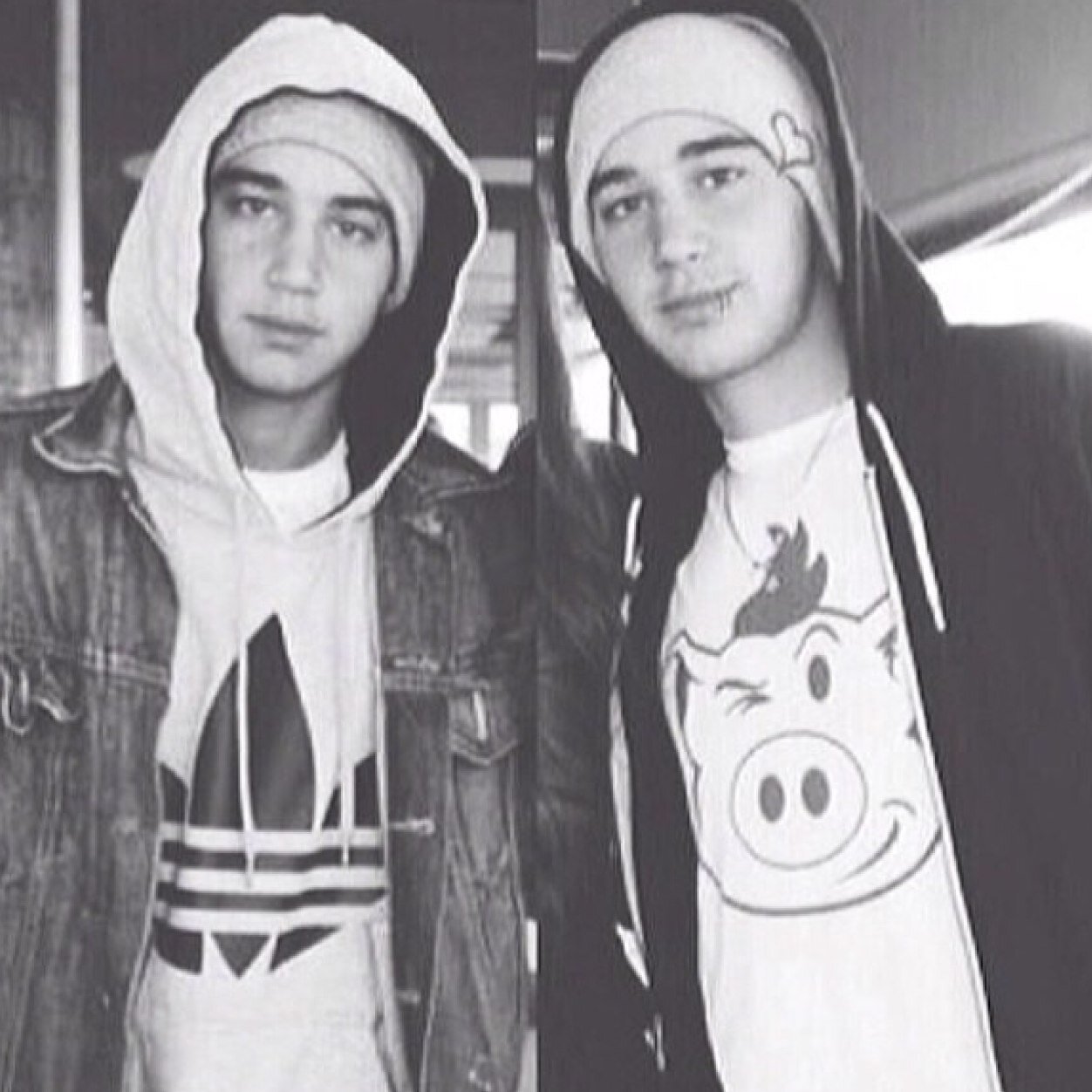 Janoskians ✌️ #NotABoyBand they're 5 idiots who i love that just do stupid things in front of a camera then upload on YouTube .