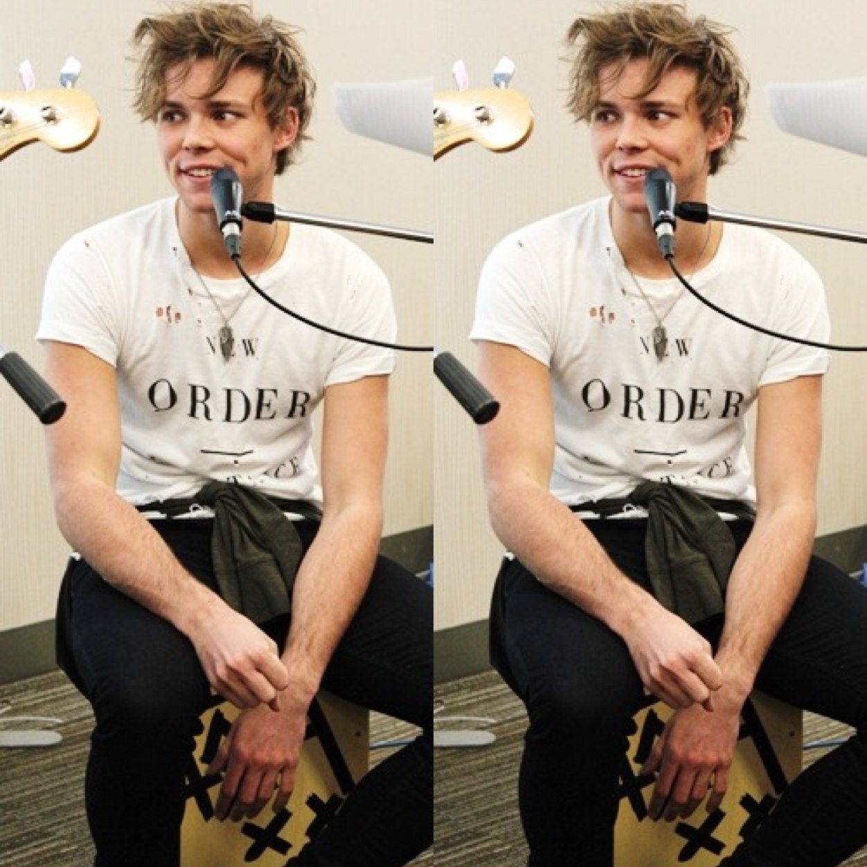 follow my main acc @upsetnarry & my vine (upsetnarry) & ill dm you to either michael, luke, calum, or the band acc :) tweet me who.