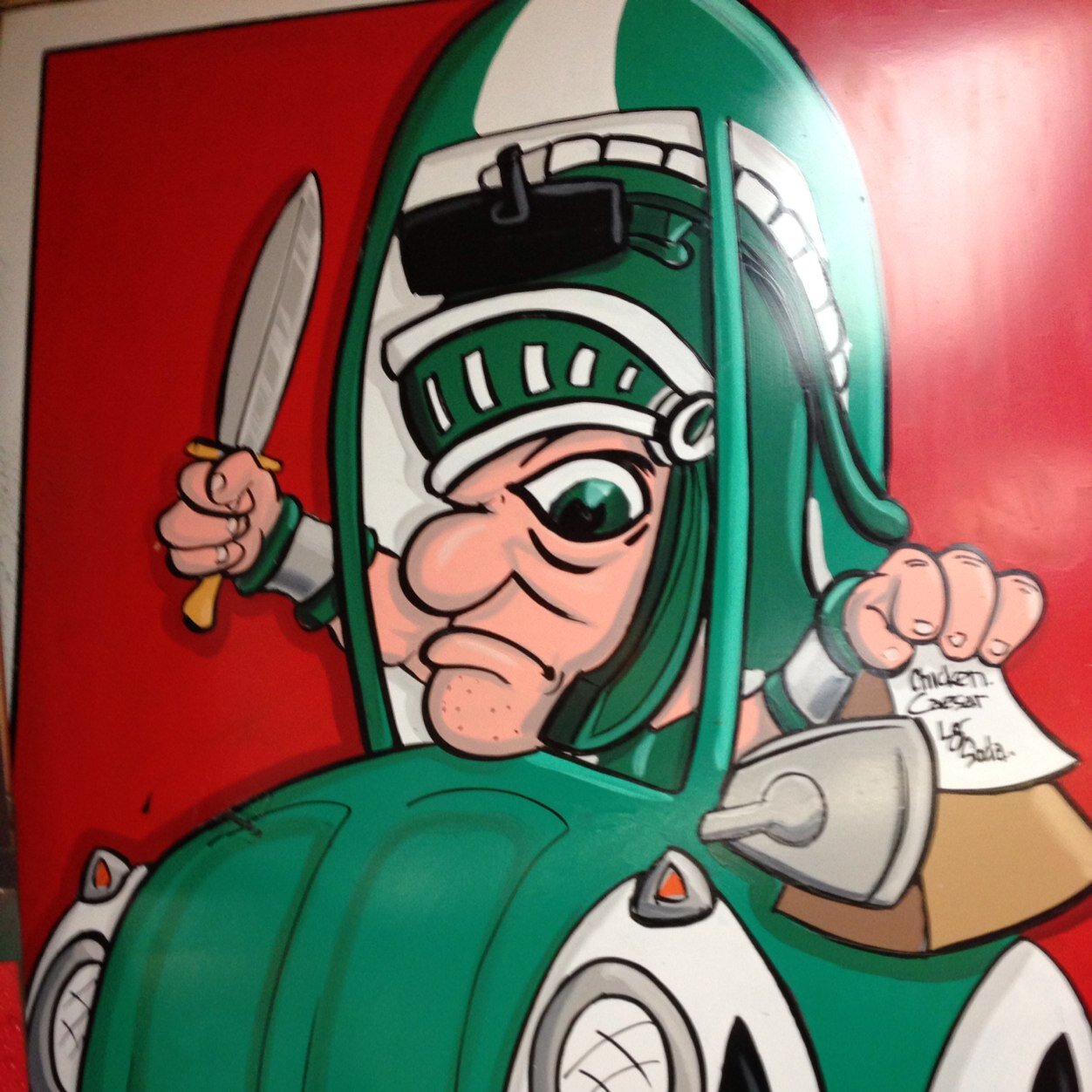 Spreading good vibes to all Spartans across campus. From Willie the Can Man to Lou Anna K. Simon, say something nice!