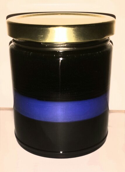 Candles For First Responders. Thin Blue Line, Thin Red Line and Thin White Line. multiple sizes and scents to choose from order at http://t.co/J1eSnMzufT