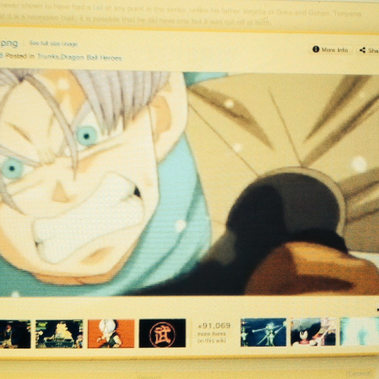 @nikolsaiyajin19
 Father Vegeta Mother Bulma Has Hair Like His Grandfather Has Blue eyes like his mom eye shaped like Vegeta. @nikolsaiyajin19