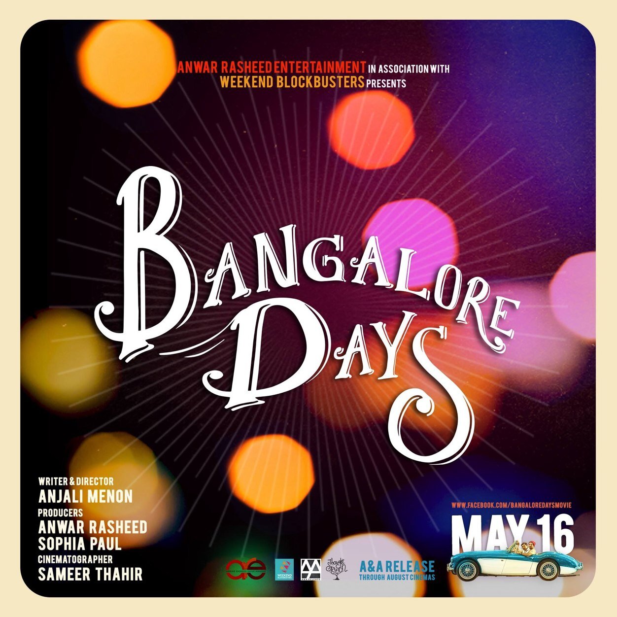 Bangalore Days Malayalam Movie - Dulquer Salmaan , Fahadh Fazil ,Nivin Pauly, Nazriya,Isha Talwar, Parvathy and Nithya Menon in the lead roles