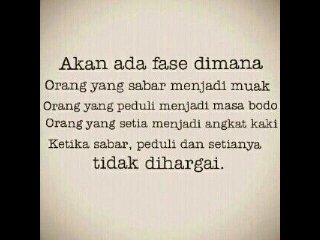 Buah dari KESABARAN itu manis rasanya. . .