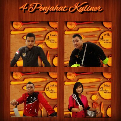 Official 4 Penjahat Kuliner Indonesia. keep support ESACH, NISA, WILLY, LUKAS :) ● CP : 0819144486