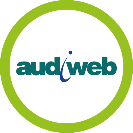 Il sistema Audiweb rileva i dati dell'audience di internet in Italia.