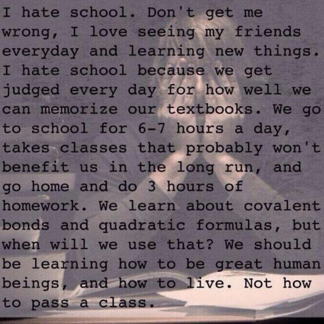 SystemEducation's profile picture. We are the students. If you vote for a 4 day school week follow me. 1 Follow = 1 Vote