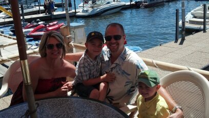 Livin' the dream, trying to be the best me I can be, making it up as I go, lovin' the giggles of 2 little boys