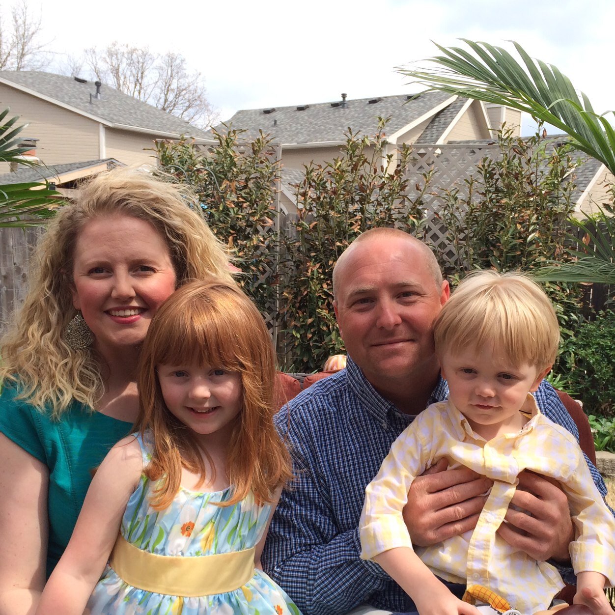 I've married my BFF, and we have two amazing kids. I have gone from walkin' round in high heels to chasin' children in tennis shoes. Loving my life as SAHM!!