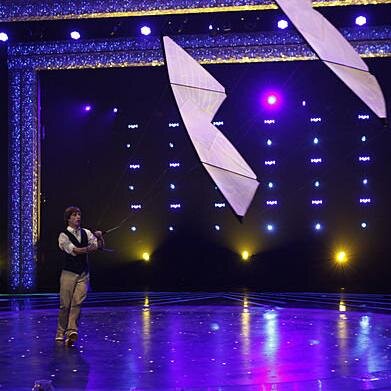 I flew my indoor kites into the top 12 on America's Got Talent! Dare to Dream Team Leader and Epilepsy Advocate.