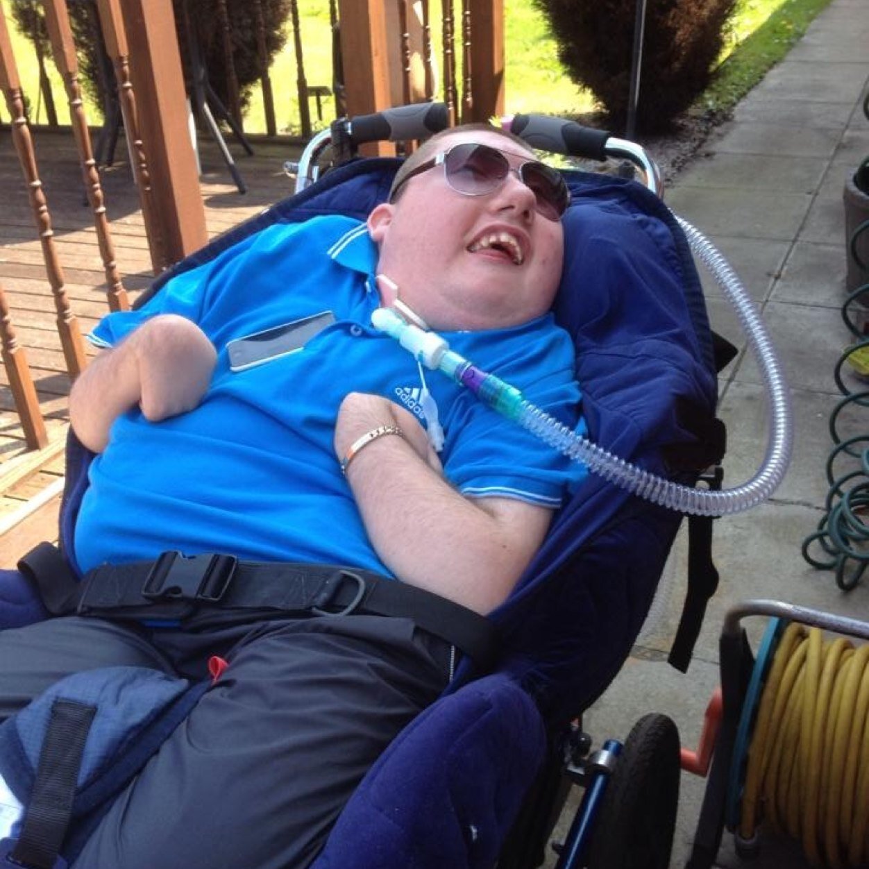 My names Connor. Im 21 in June I am always smiling. I have very complex medical needs but they have never got me down. Love my family and friends. #COYB