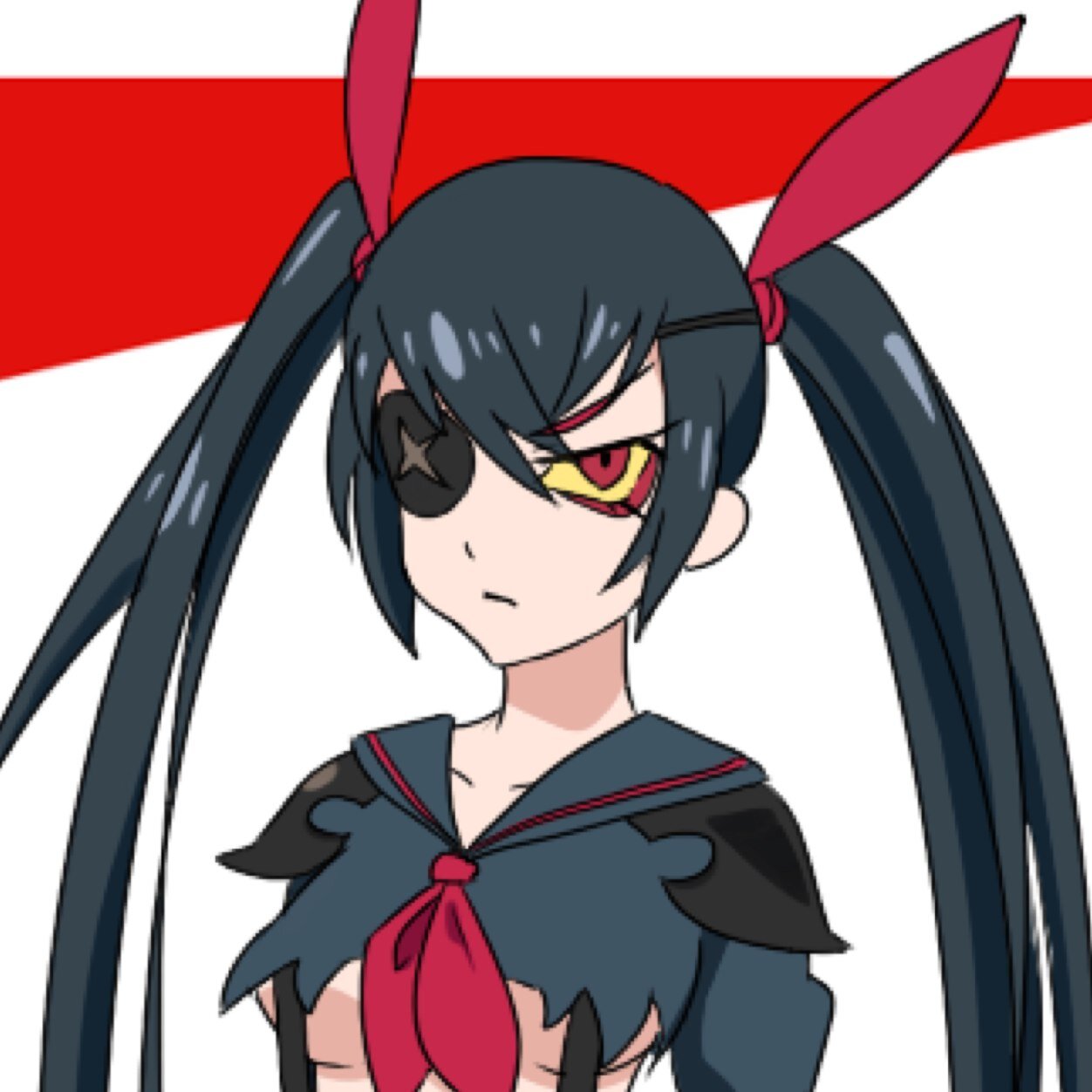 [AU Senketsu] Worn by Ryuko Matoi~! His blood is just great~! Anyways~ Ever since Ryuko and I came here I've been seeing double! Everyone has a genderbent twin!