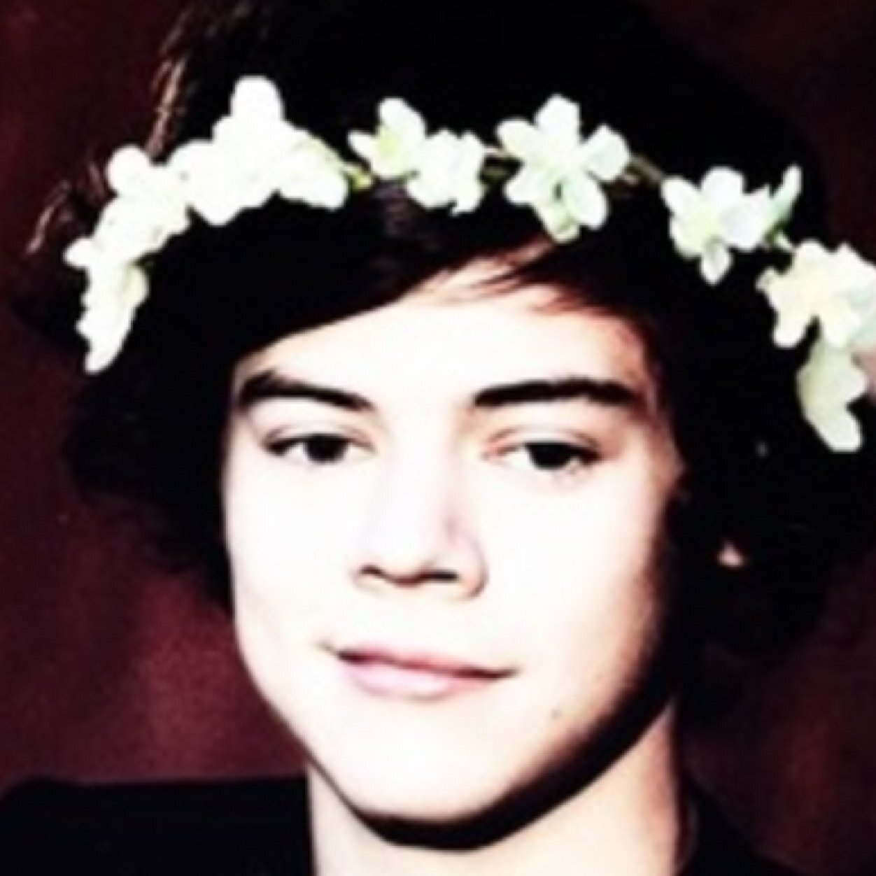 Harry in a flower crown
|2014|