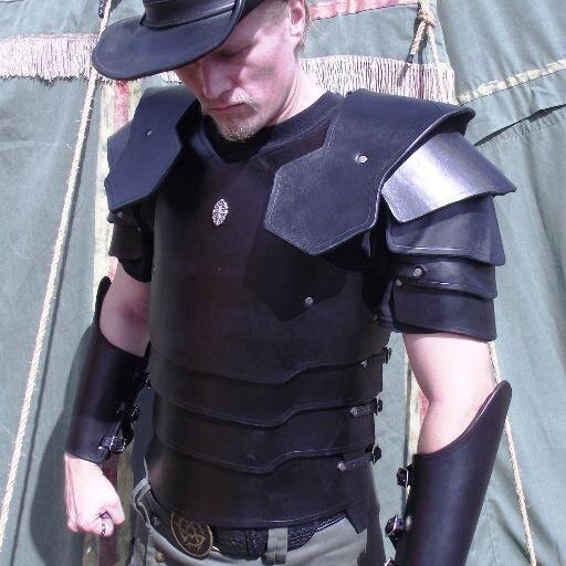 We are armorers who specialized in #Leather #Combat-Ready #Armor, and fun accessories!