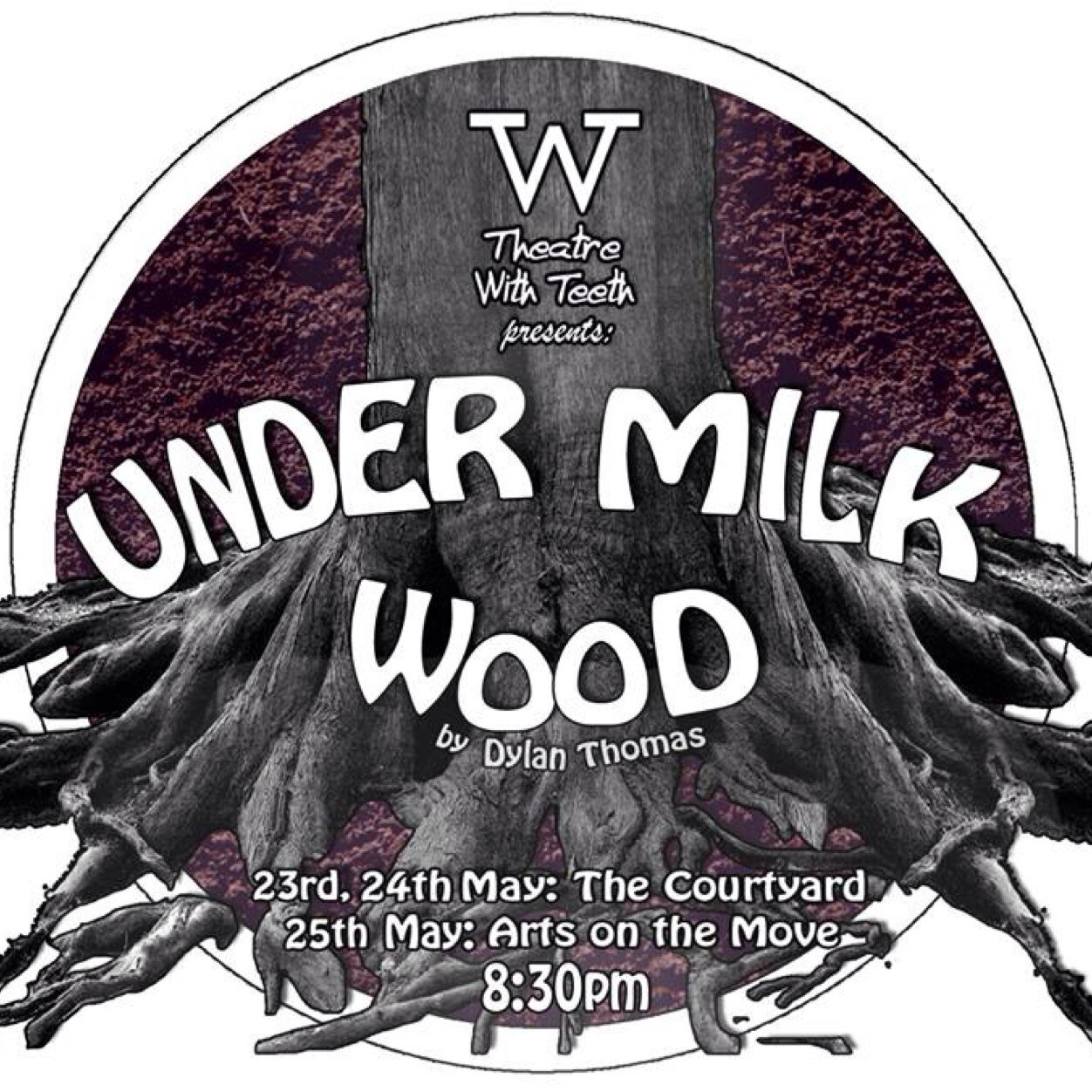 Uni of Exeter's Theatre With Teeth present Dylan Thomas' 'Under Milk Wood'. 23rd-25th May 8:30pm! Tickets: nb359@exeter.ac.uk £3.50-£4.50