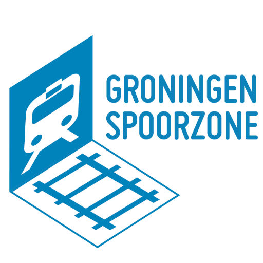 Groningen Spoorzone is een project van gemeente Groningen, provincie Groningen, ProRail, NS en ministerie van Infrastructuur en Waterstaat.