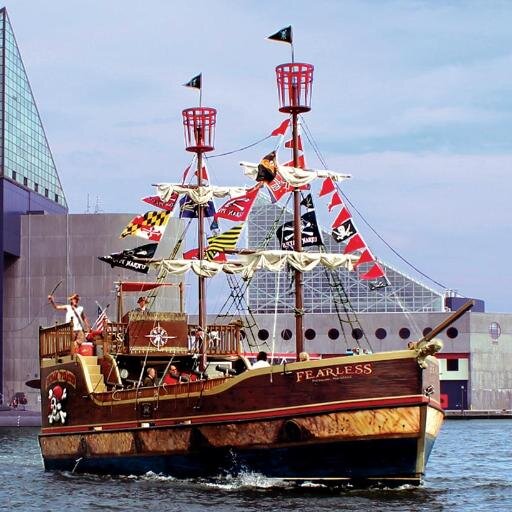 Baltimore's Swashbuckling Adventure!  Offering daily Family Adventure Cruises and Adult B.Y.O.Grog Cruises on the pirate ship Fearless.  Aaargh!