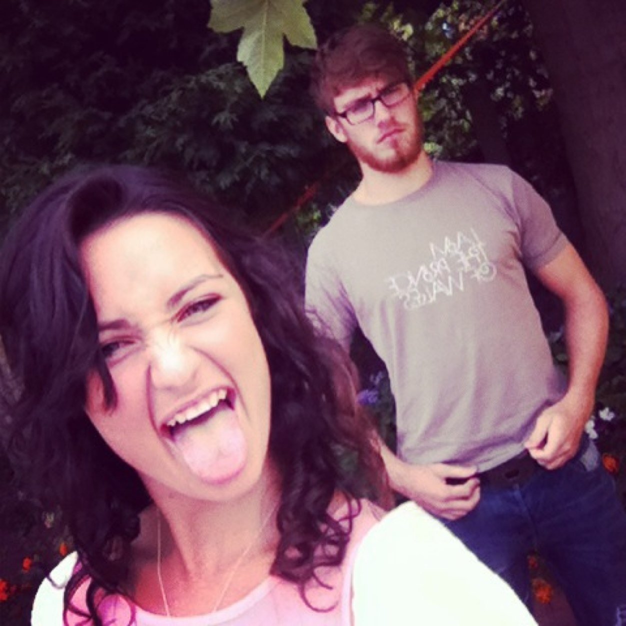 An acoustic duo playing stuff everyone likes