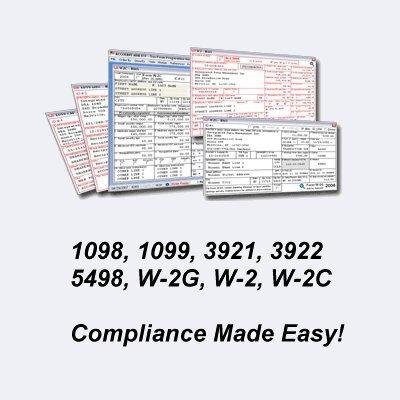 A simple, yet powerful, solution to the complicated job of annual 1094, 1095, 1098, 1099, 3921, 3922, 5498, W-2G and W-2 compliance.