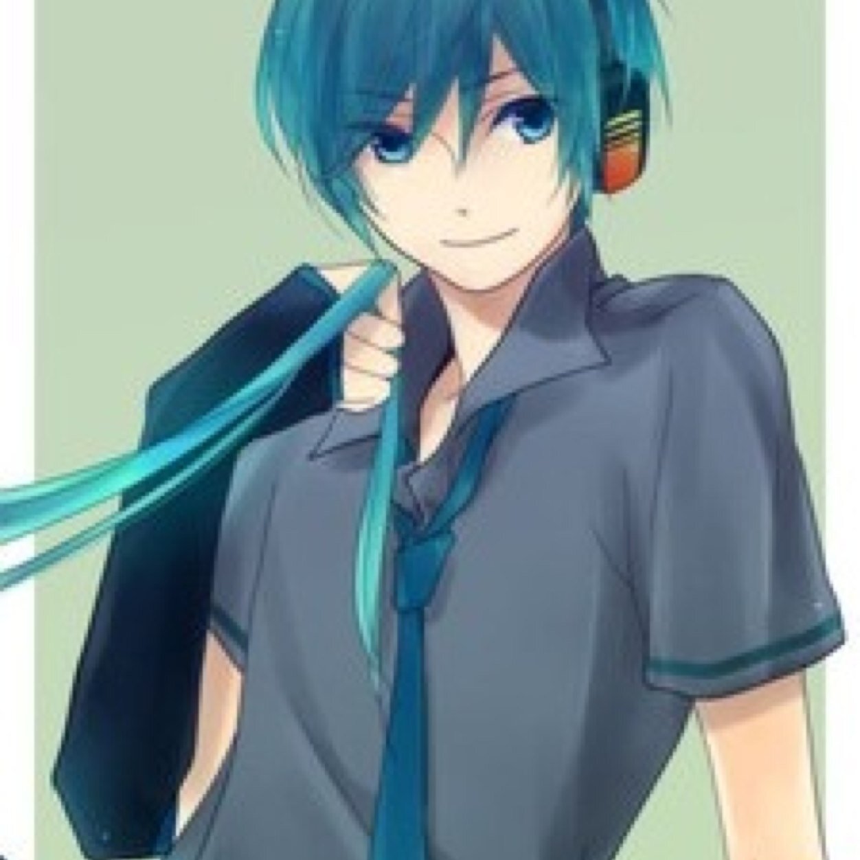 Hey I'm Mikuo~ my wonderful wifu is @Miku_Hatsune__1 and my amazing son is @Pink_Mitsukuni. I love them both very much [#Married,#VocalRP,#Taken]