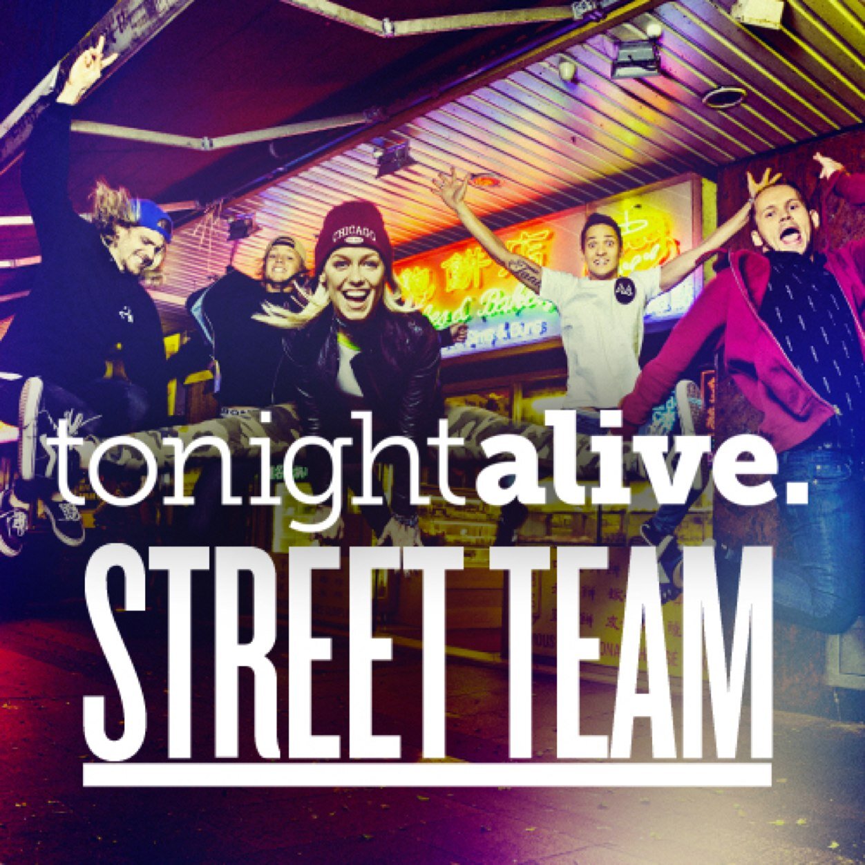 If you're interested in joining the Official Tonight Alive Street Team, please send an email to: TonightAliveStreetTeam@gmail.com