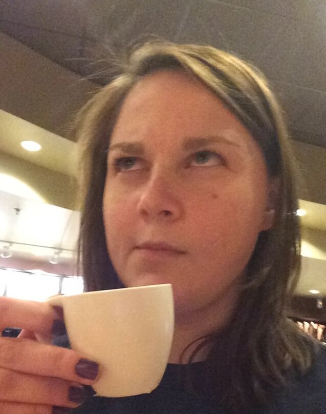 megantherium's profile picture. What is she thinking? Why's my cup so tiny?