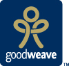 The certification program by RugMark. The GoodWeave label is your best assurance that no child labor was used in making a rug.