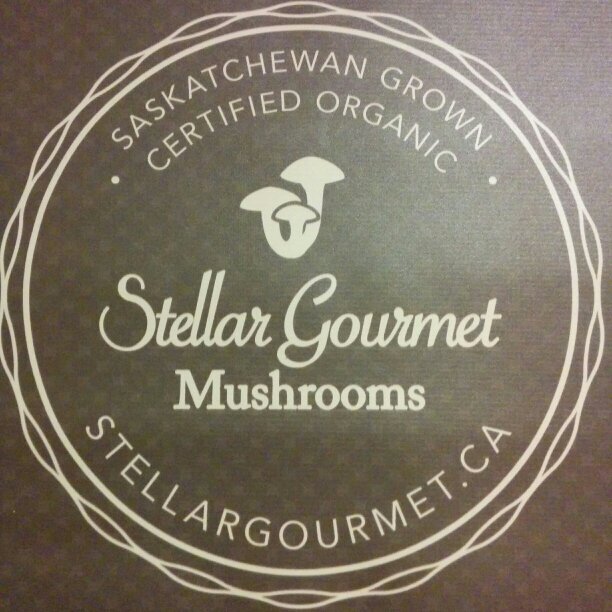 fresh organic mushrooms grown on a Saskatchewan family farm