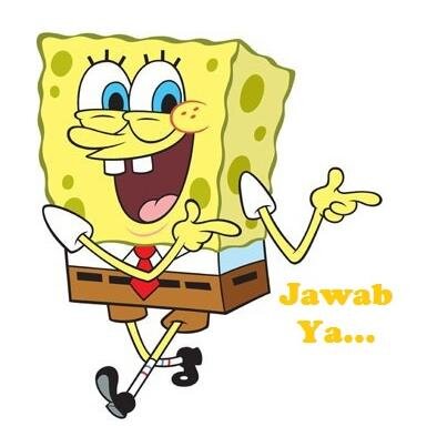 SoalSpongebob's profile picture. Ayoo follow @soalspongebob tapi Maaf ya kak spongebobnya kepo banget ^.^ || CP: contactspongebob@gmail.com