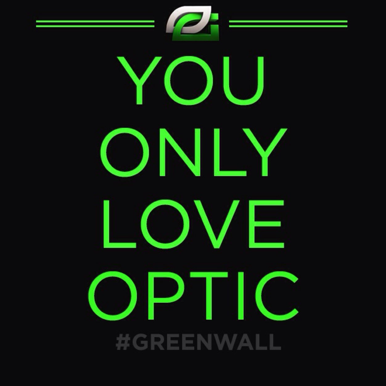 Impulsive gamer. Optic fan. #Greenwall