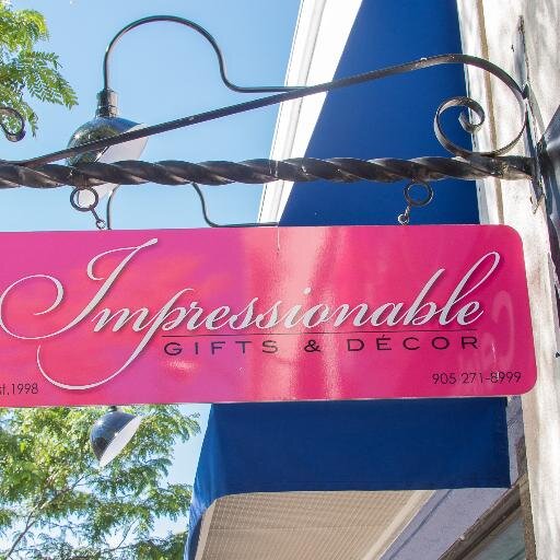 Fun, Fresh & Fabulous place to shop ~ since 1998! Located in the heart of Port Credit - 905-271-8999 / fb: Impressionable Gifts & Decor. Keep smiling.