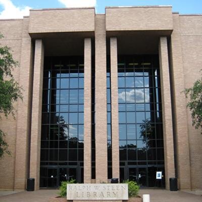 Ralph W. Steen Library,  
 Stephen F. Austin State University,  
 Social Media Policy: https://t.co/K94FGV2ndH
Study rooms: https://t.co/LFoiiuso1A