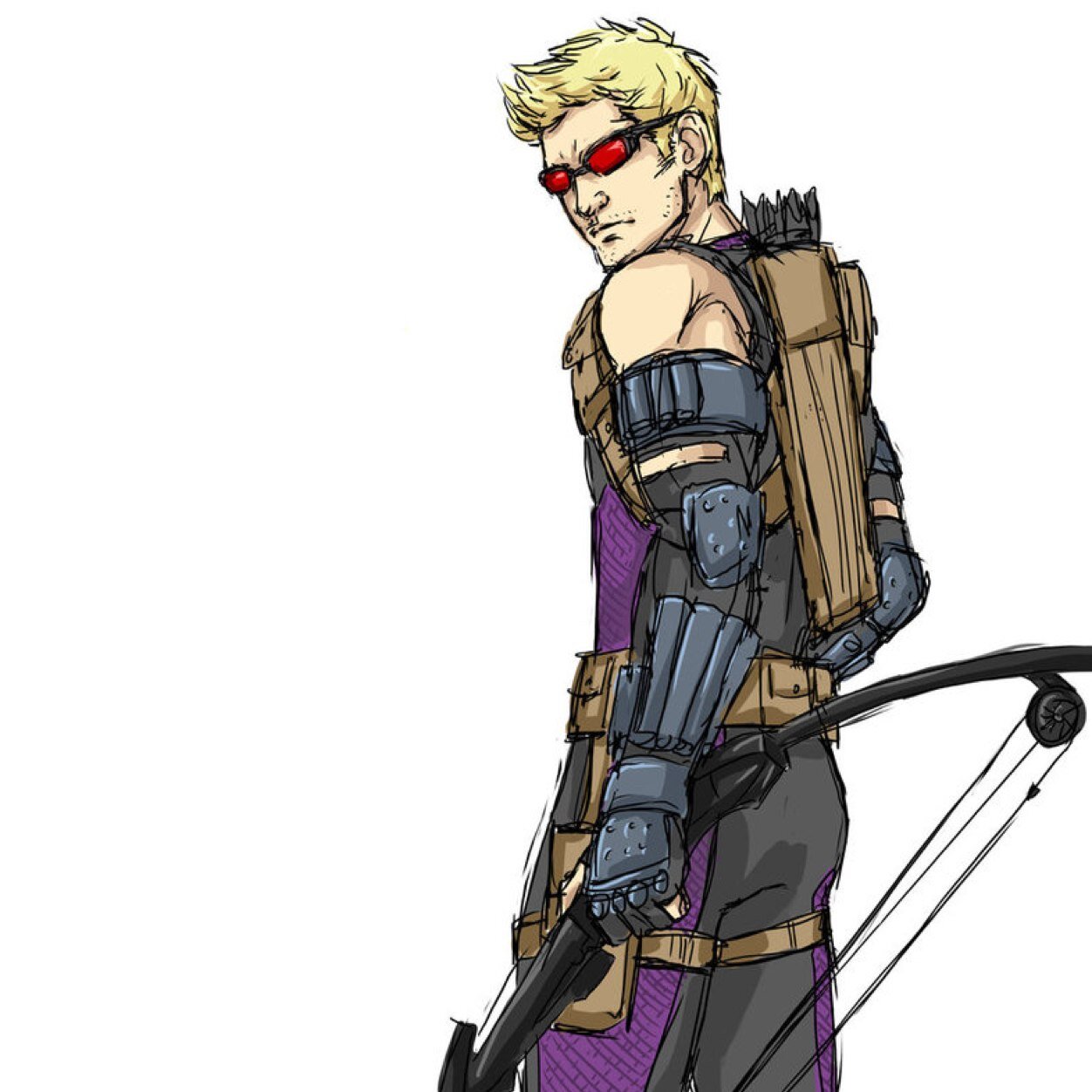 Some know me as Hawkeye, needless to say I'm good with a bow and a few arrows. If you were to bet your ass I'd miss, you'd end up with an arrow in it. [RP Acct]