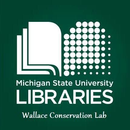 Wallace Conservation Lab at Michigan State University Libraries. Saving the world one book (or map or poster or pamphlet) at a time.